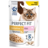 Perfect Fit Katzenfutter Sensitive mit Lachs - 12x85g