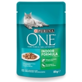 Purina ONE Indoor Formula mit Thunfisch & grünen Bohnen 24x85g