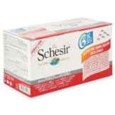 Schesir Cat Katzenfutter Multipack 6x50g - Natural Huhn mit Ente