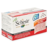 Schesir Cat Katzenfutter Multipack 6x50g - Thunfisch mit Krabben