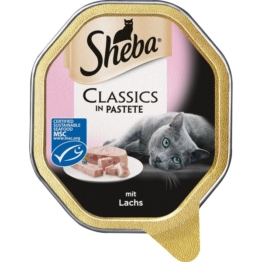 Sheba Classics in Pastete mit Lachs - 11x85g