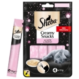 Sheba Creamy Snacks mit Lachs 4x12g