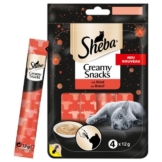 Sheba Creamy Snacks mit Rind 4x12g