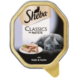 Sheba Katzenfutter Classics in Pastete Kalb & Huhn - 85g