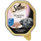 Sheba Katzenfutter Delikatesse in Gelee Lachs (MSC) - 85g