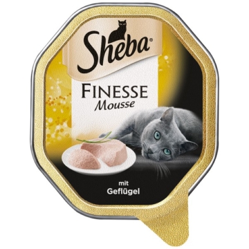 Sheba Katzenfutter Finesse Mousse Geflügel - 85g