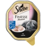 Sheba Katzenfutter Finesse Mousse Lachs (MSC) - 11x85g