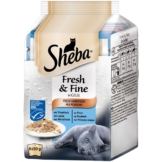 Sheba Katzenfutter Fresh & Fine Fisch Variation (MSC) 6x50g