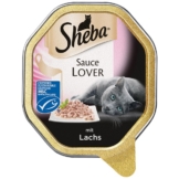 Sheba Katzenfutter Sauce Lover Lachs (MSC) - 11x85g