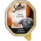 Sheba Katzenfutter Sauce Lover mit Ente - 11x85g
