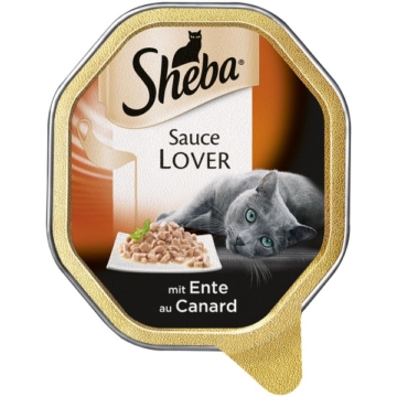 Sheba Katzenfutter Sauce Lover mit Ente - 85g