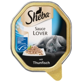 Sheba Katzenfutter Sauce Lover Thunfisch (MSC) - 11x85g