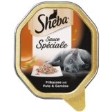 Sheba Katzenfutter Sauce Speciale Frikassee mit Pute & Gemüse - 11x85g