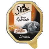 Sheba Katzenfutter Sauce Speciale Frikassee mit Pute & Gemüse - 22x85g