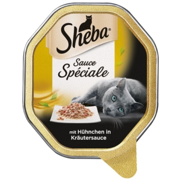 Sheba Katzenfutter Sauce Speciale Hühnchen in Kräutersauce - 85g