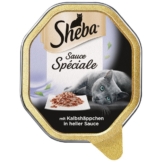 Sheba Katzenfutter Sauce Speciale Kalbshäppchen in heller Sauce - 11x85g