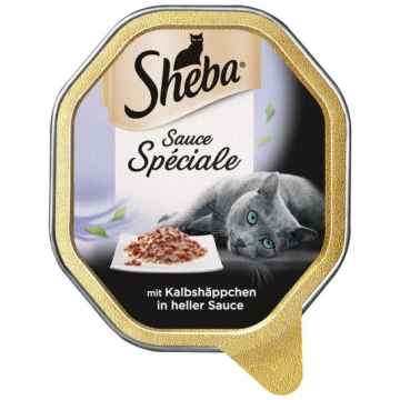 Sheba Katzenfutter Sauce Speciale Kalbshäppchen in heller Sauce - 85g