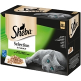 Sheba Katzenfutter Selection in Sauce Feine Vielfalt 12x85g