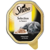 Sheba Katzenfutter Selection in Sauce Häppchen mit Huhn - 11x85g