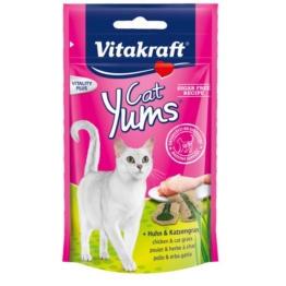 Vitakraft Cat Yums Huhn & Katzengras 40g