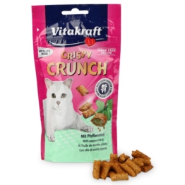 Vitakraft Katzensnack Crispy Crunch Dental mit Pfefferminzöl - 3x60g Sparangebot