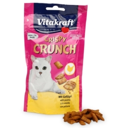 Vitakraft Katzensnack Crispy Crunch mit Geflügel - 3x60g Sparangebot