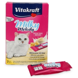 Vitakraft Katzensnack Milky Melody Käse - 3x70g Sparangebot