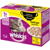 Whiskas Adult 1+ Creamy Soups Geflügelauswahl 12x85g