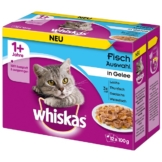 Whiskas Adult 1+ Fischauswahl in Gelee 12x100g - 12x100g