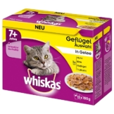 Whiskas Senior 7+ Geflügelauswahl in Gelee - 12x100g