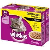 Whiskas Senior 7+ Geflügelauswahl in Sauce - 12x100g