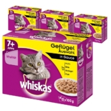 Whiskas Senior 7+ Geflügelauswahl in Sauce 48x100g