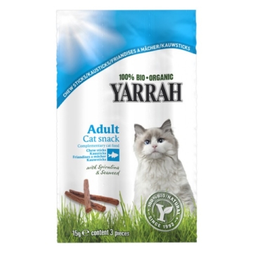 Yarrah Katzensnack Bio Kausticks - 3x5g