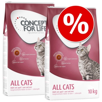 Sparpaket Concept for Life 2 x Großgebinde - All Cats (2 x 10 kg)